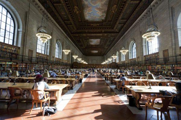 The Rose Main Reading Room at the New York Public Library. (Will Steacey/NYC & Company)